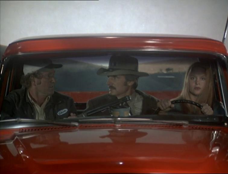 Leigh Taylor-Young, Gregory Walcott, and Dennis Weaver in McCloud (1970)