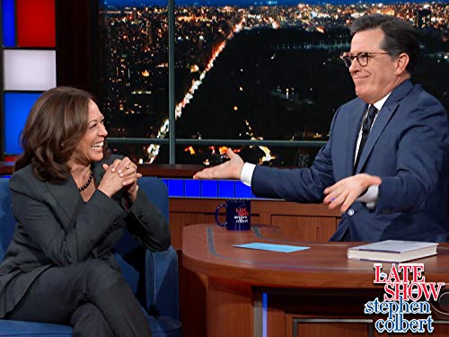 Stephen Colbert and Kamala Harris in The Late Show with Stephen Colbert (2015)