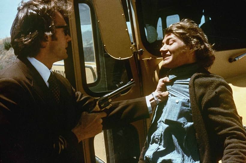 Clint Eastwood and Andrew Robinson in Dirty Harry (1971)