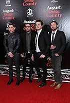 Jared Followill, Caleb Followill, Nathan Followill, Matthew Followill, and Kings of Leon at an event for August: Osage County (2013)