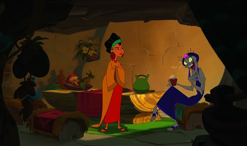 Wendie Malick and Eartha Kitt in The Emperor's New Groove (2000)