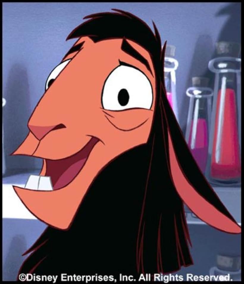 Emperor Kuzco in llama form - also voiced by David Spade