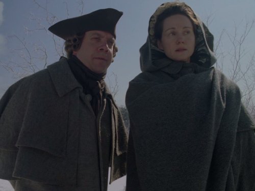 Laura Linney and Paul Giamatti in John Adams (2008)