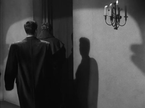 Mark Damon and Everett Sloane in Alfred Hitchcock Presents (1955)