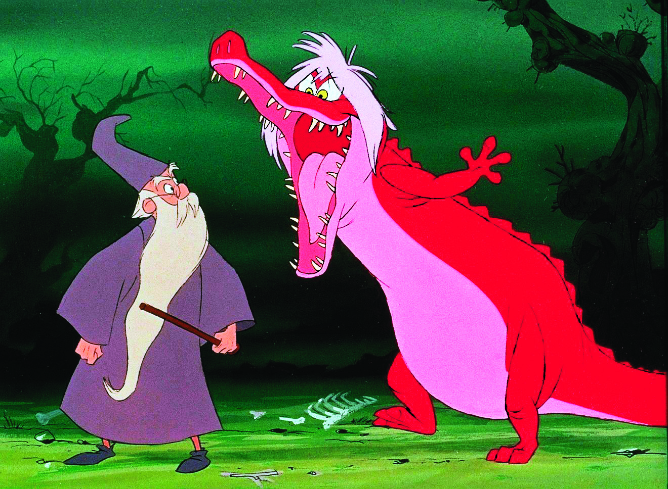 Karl Swenson and Martha Wentworth in The Sword in the Stone (1963)