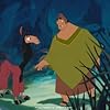 Kuzco and Pacha try to get to the palace