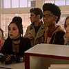 Gregg Sulkin, Lyrica Okano, Virginia Gardner, Allegra Acosta, and Rhenzy Feliz in Runaways (2017)