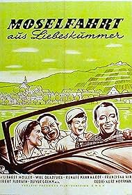 Albert Florath, Kurt Hoffmann, Franziska Kinz, Renate Mannhardt, Elisabeth Müller, and Will Quadflieg in Moselfahrt aus Liebeskummer (1953)