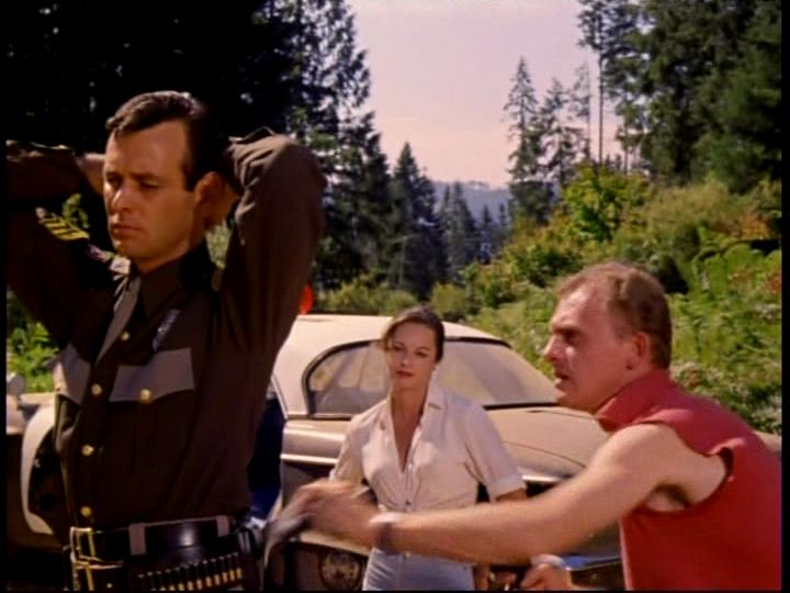 Frank Gorshin, David Janssen, and Joyce Taylor in Ring of Fire (1961)