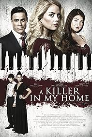 Krista Bridges, Jeff Roop, Bree Williamson, Percy Hynes White, and Hannah Vandenbygaart in A Killer in My Home (2020)