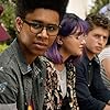 Gregg Sulkin, Ariela Barer, Lyrica Okano, and Rhenzy Feliz in Runaways (2017)