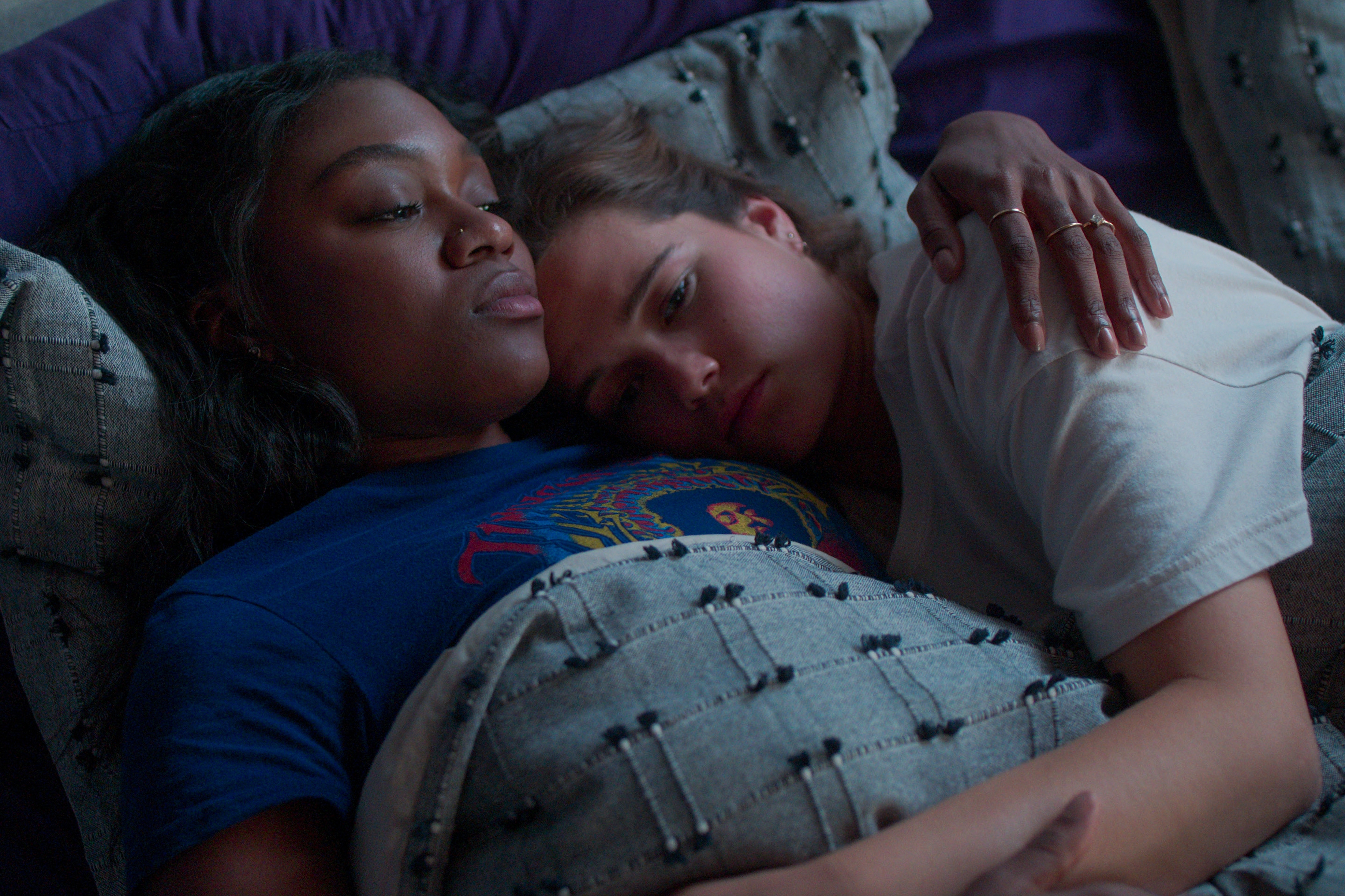 Sarah Catherine Hook and Imani Lewis in First Kill (2022)