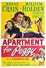 William Holden, Jeanne Crain, and Edmund Gwenn in Apartment for Peggy (1948)