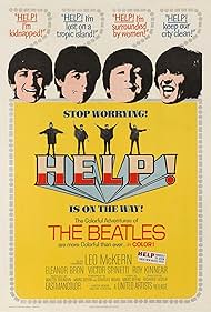 Paul McCartney, John Lennon, George Harrison, and Ringo Starr in Help! (1965)