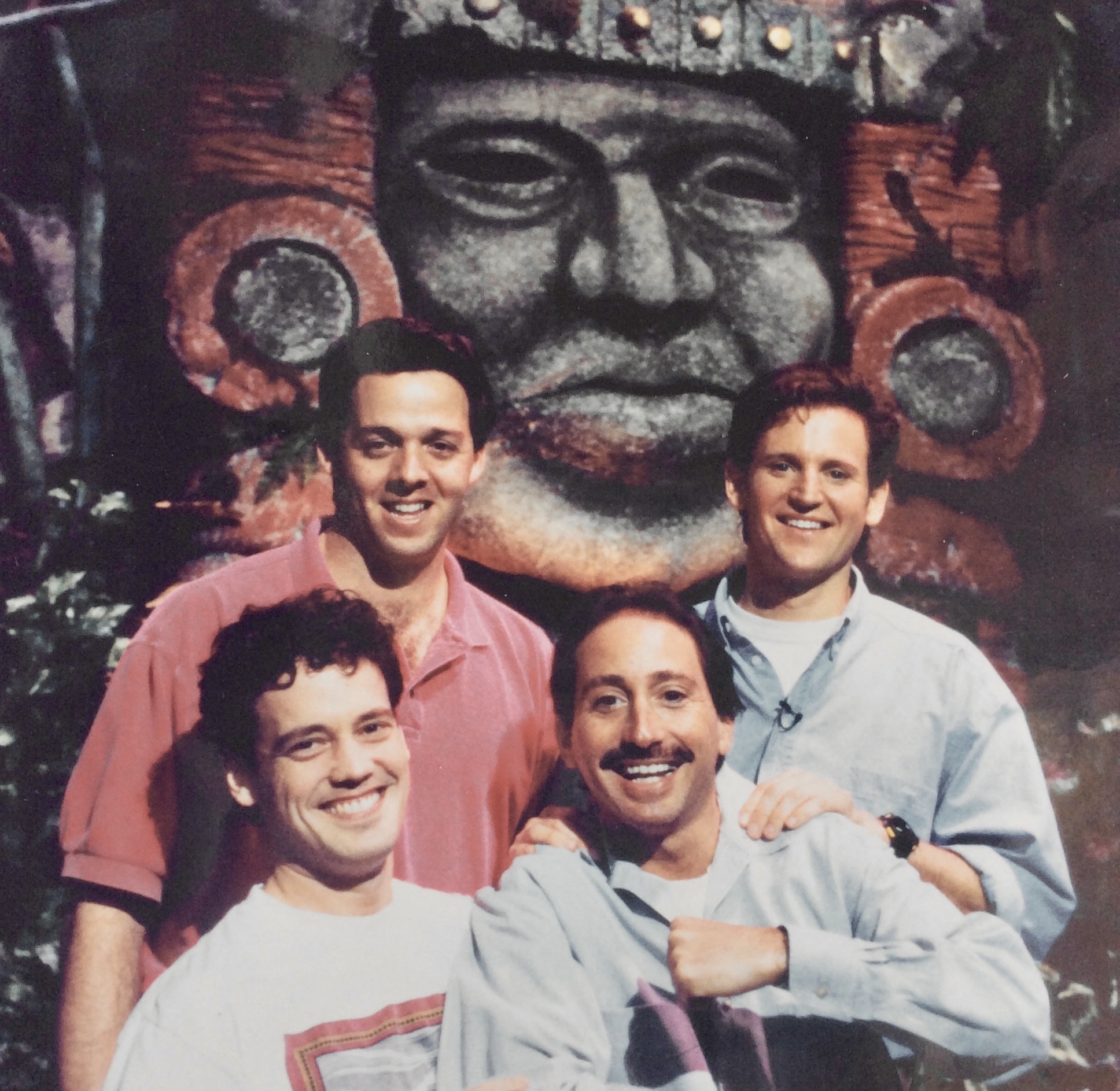 Dee Bradley Baker, David Greenfield, and Kirk Fogg in Legends of the Hidden Temple (1993)