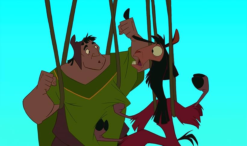 John Goodman and David Spade in The Emperor's New Groove (2000)