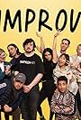 Zach Margolin, Matthew Foley, Michael Hartfield, Kevin West, Stevie Dow, Tom Lincoln, Olivia Bernstone, Yuyu Rau, and Meg Lake in Improv (2021)