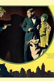 Lawrence Gray, Louise Lorraine, Warner Richmond, and Flash the Dog in Shadows of the Night (1928)