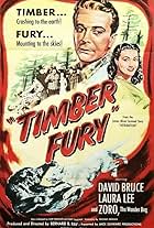 David Bruce, Laura Lee, and Zoro the Wonder Dog in Timber Fury (1950)