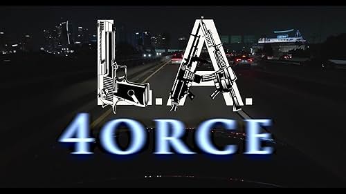 L.A. 4ORCE is a gritty neo-noir crime thriller set in Los Angeles in the midst of an historic crime wave. Two veteran Los Angeles homicide detectives track down a gang of arms dealers responsible for a quintuple murder that has captivated the country. Meanwhile, the four husbands of the women killed in the "Salon Slaughter" deal with their loss as they learn to protect themselves from the escalating crime that threatens them and the city. Frustrated with the unsolved murders of their wives and their own encounters with criminals, the four men take matters into their own hands and bring frontier justice to the streets of L.A. Fate soon collides together the lives of the detectives, arms dealers and four vigilantes at a climactic surprise ending.