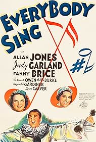 Judy Garland, Fanny Brice, and Allan Jones in Everybody Sing (1938)