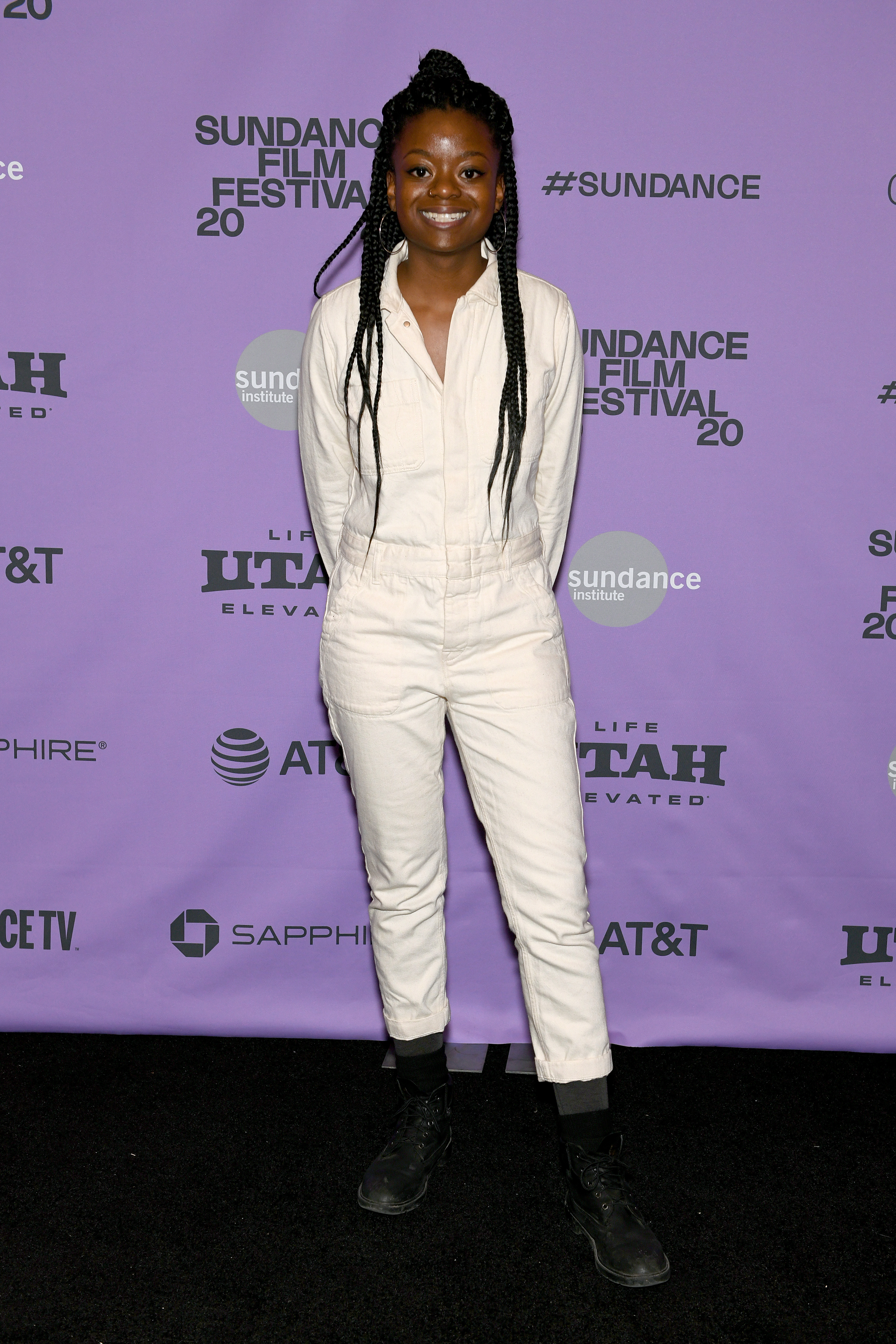 Crystal Kayiza at an event for Time (2020)