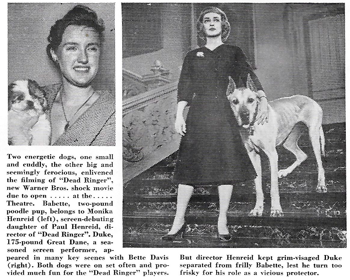 Bette Davis and Monika Henreid in Dead Ringer (1963)