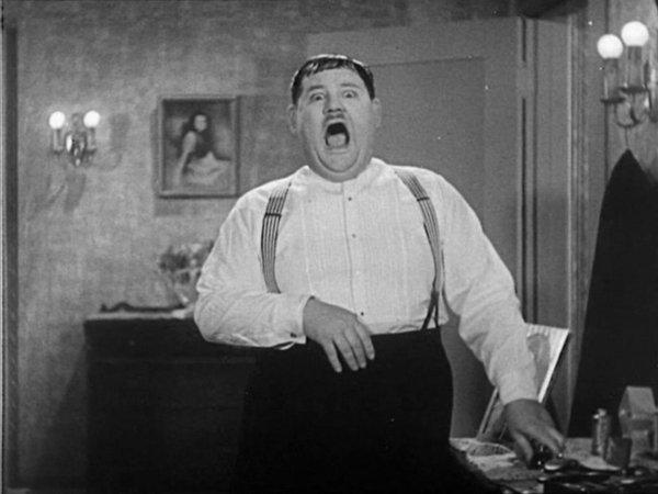 Oliver Hardy in Our Wife (1931)