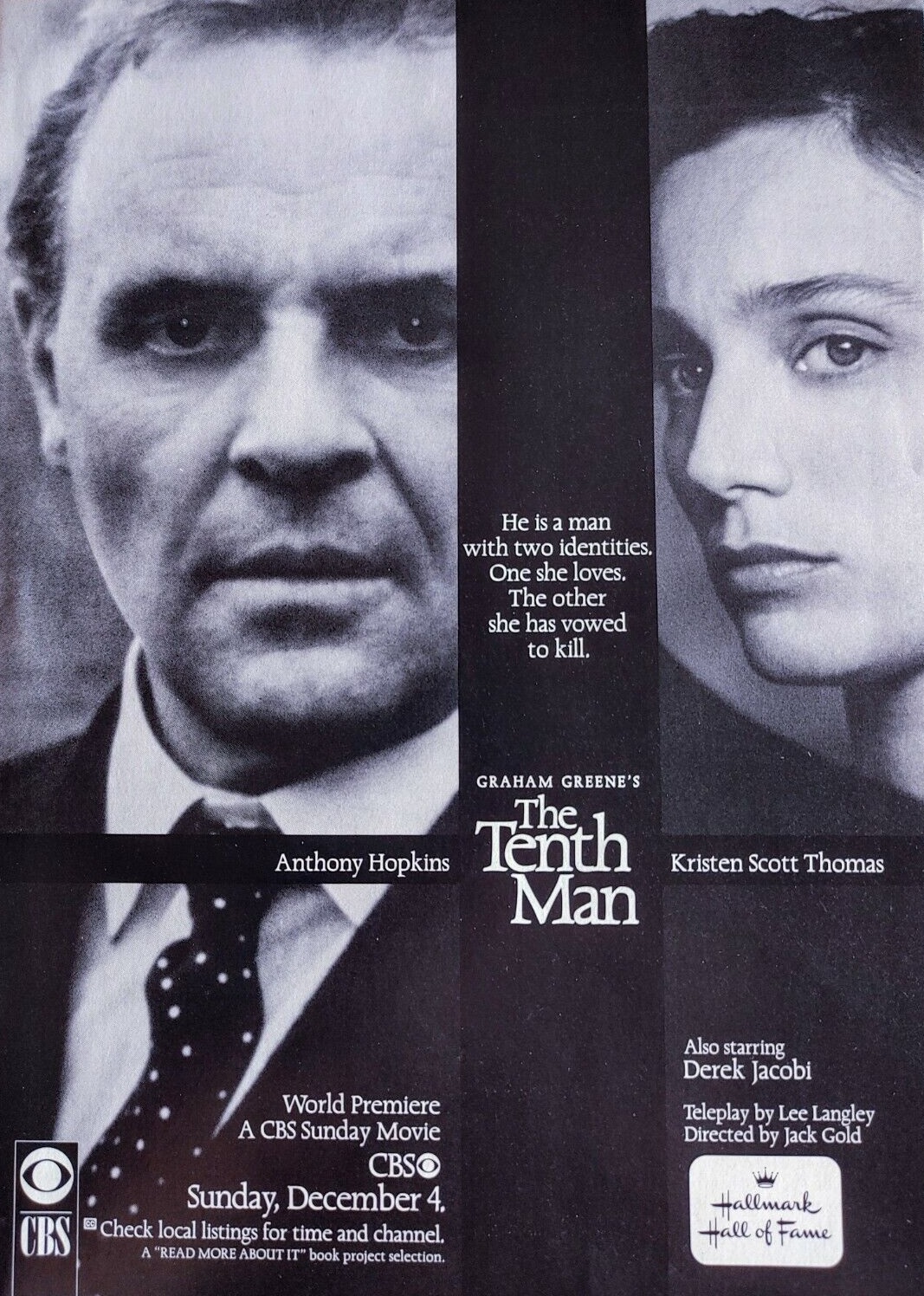 Anthony Hopkins and Kristin Scott Thomas in The Tenth Man (1988)