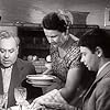 Aleksandr Demyanenko, Nina Sazonova, and Lev Sverdlin in Pervyy trolleybus (1963)