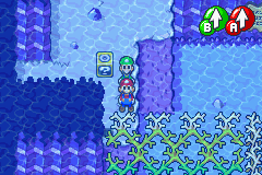 Third Block in Gwarhar Lagoon of Mario & Luigi: Superstar Saga.