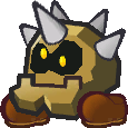 Sprite of a Moon Cleft from Super Paper Mario.