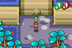 Last Block in Chucklehuck Woods of Mario & Luigi: Superstar Saga.