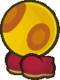 A Wiggler Segment from Paper Mario: Sticker Star