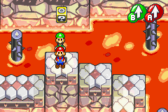 Fifth Block in Bowser's Castle of Mario & Luigi: Superstar Saga.