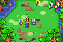 Eleventh, twelfth and thirteenth Blocks in Chucklehuck Woods of Mario & Luigi: Superstar Saga.