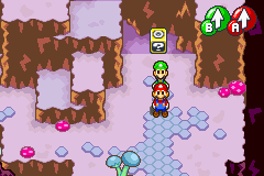 Sixteenth Block in Hoohoo Mountain Base of Mario & Luigi: Superstar Saga.