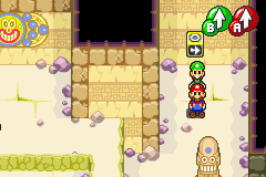 Last Block in Oho Oasis of Mario & Luigi: Superstar Saga.