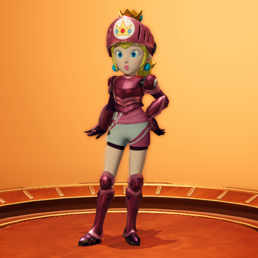 File:Peach (Knight Gear) - Mario Strikers Battle League.png