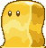 Sprite of a Sandslab in Super Princess Peach