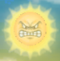 An Angry Sun from Mario Kart Wii