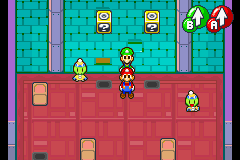 Last two Blocks in Beanbean Castle Sewer of Mario & Luigi: Superstar Saga.