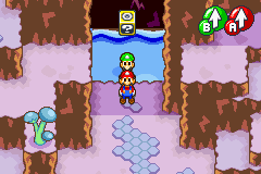 Fifteenth Block in Hoohoo Mountain Base of Mario & Luigi: Superstar Saga.