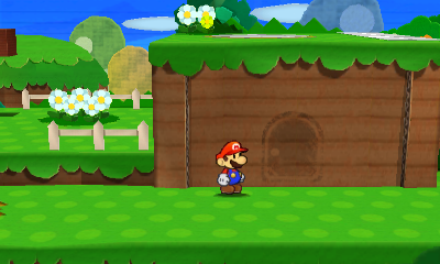 Last paperization spot in Bouquet Gardens of Paper Mario: Sticker Star.