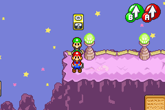 Twenty-first Block in Stardust Fields of Mario & Luigi: Superstar Saga.