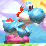 Light-Blue Yoshi from Yoshi's New Island