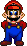 A sprite of Mario from Mario's Early Years! Fun with Letters.