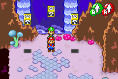 Seventeenth, eighteenth and nineteenth Blocks in Chucklehuck Woods of Mario & Luigi: Superstar Saga.