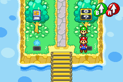 First Block in Beanbean International Airport of Mario & Luigi: Superstar Saga.