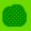 Map of a hole in Stroke & Match Golf for the VS. System